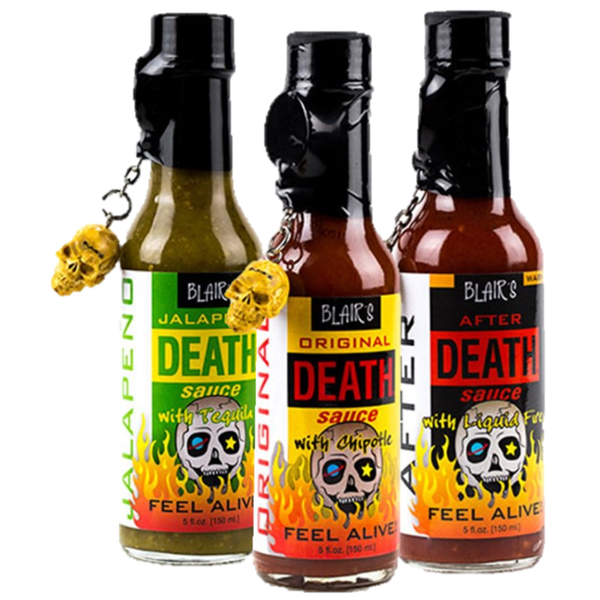 Blair's Death Sauces Essentials Pack - Jalapeno Death Sauce + After Death Sauce + Original Death Sauce