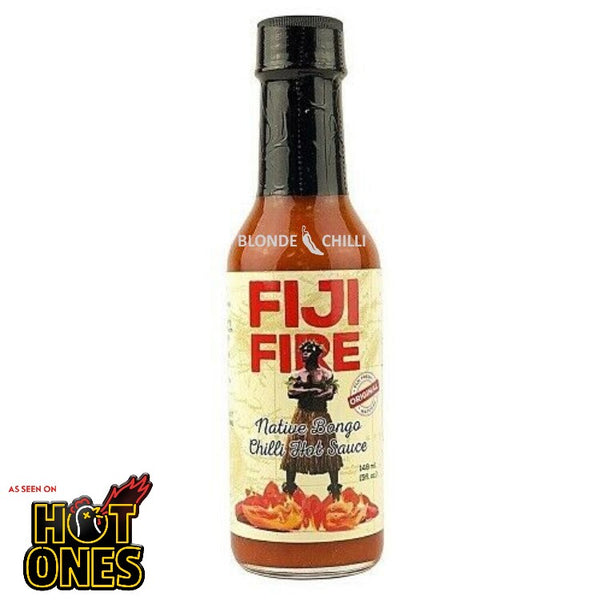 Fiji Fire Hot Sauce as seen on Hot Ones Season 11.