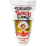 Van Holten's Tapatio Flavoured pickle in a pouch (front view)
