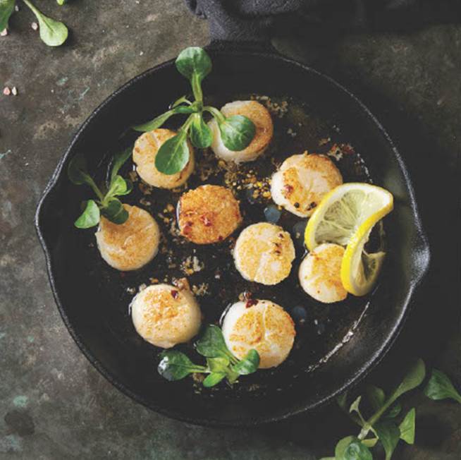 RECIPE: Lemon Butter Scallops with Scallop Sea Sauce