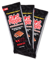 3 packets of Flamethrower Candy's Ghost Pepper Chocolate Bar