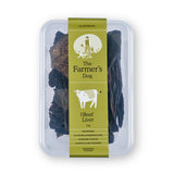 Packaged beef liver treat for dogs with 'The Farmer's Dog' label on a white background