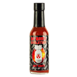 A 142g bottle of 'Da Bomb Evolution' hot sauce on a white background  - buy online Australia | Blonde Chilli