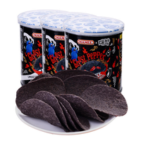 Mamee | Monster Ghost Pepper Chips (Black Crisps)