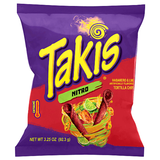 Takis Nitro Habanero & Lime flavoured Tortilla Chips. 