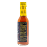 Side view of a 148ml bottle of Hot ones sauce "The Last Dab: Thermageddon" on a white background.