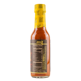 Side view of a 148ml bottle of Hot ones sauce "The Last Dab: Xperience" on a white background.