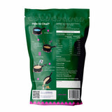 Rear view of 30g sachet of Aunty Jenny Bombay Cutting Chai Masal blend. Available to buy online in Australia at Blonde Chilli.