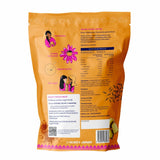 Rear view with barcode and recipe of a 30g sachet of Aunty Jenny Butter Chicken Blend. Available to buy online in Australia at Blonde Chilli.