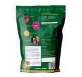 Rear view of 30g sachet of Aunty Jenny Turmeric Powder. Available online in Australia at Blonde Chilli.