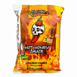 A 50g bag of Blair's Hot Honey Sauce cauldron cooked potato chips. Available to buy online at Blonde Chilli.