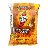 A 50g bag of Blairs 'Hot Honey Sauce' cauldron cooked kettle style potato chips. Available to buy in Australia at Blonde Chilli.