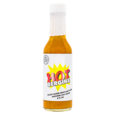 A bottle of Hot Bergine plant-based eggplant pasta inspired hot sauce as featured on Season 30 of Hot Ones. Buy Hot ones online in Australia at Blonde Chilli.
