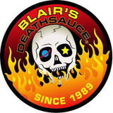 Blair's Death Sauce Logo for BLONDE CHILLI (Australia).  Buy hot sauce wholesale and retail in Australia.