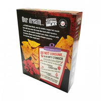Rear of box of The World's Hottest Corn Chips