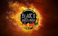 Blair's Death Sauce Logo for BLONDE CHILLI