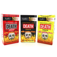 Blair's Death Sauce - Controlled Death - available in Red, Black or Yellow.