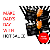 Buy Dad a Blonde Chilli Gift Voucher for Father's Day. It never expires.