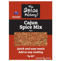 The Spice Factory Cajun Spice Mix. Buy it at Blonde Chilli, Australia.