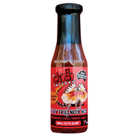 The Chilli Factory Fiery Frillneck Hiss Hot Smokey Chilli Tomato Sauce. Australian Hot Sauce sold by Blonde Chilli Australia.