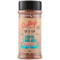 Culley's Low N Slow BBQ Rub - Exotic Pork Rub - Available at Blonde Chilli Australia