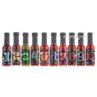 Full set of Culley's everyday sauce range 1 to 10.