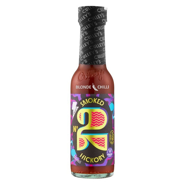 Culley's No 2 American Smoked Hickory Hot Sauce - Mild Heat, Gluten Free, Made in New Zealand. Buy this hot sauce at Blonde Chilli Australia.