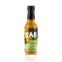 HAB Sauce's Roasted Habanero Hot Sauce.