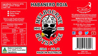 Melbourne Hot Sauce | Habanero Roja