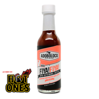 Adoboloco Fiya! Fiya! Scorpion Four Pepper Hot Sauce as seen on HOT ONES YouTube show