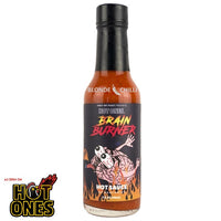 First We Feast presents Brain Burner Hot Sauce by HEATONIST. Made exclusively for Hot Ones: The Game Show. Buy Brain Burner Hot Ones Sauce at Blonde Chilli Australia.