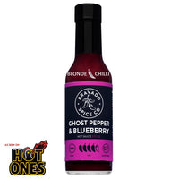 Did you know? Bravado Ghost Pepper and Blueberry Hot Sauce was featured on Season 3 of the hit YouTube web series Hot Ones. Produced by First We Feast, Hot Ones boasts celebrities being interviewed by host Sean Evans over a platter of increasingly spicy chicken wings.