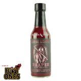 Seafire Reaper Hot Sauce for Blonde Chilli, Australia. As seen on hit You Tube show, Hot Ones.