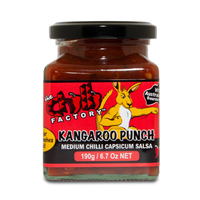 The Chilli Factory | Kangaroo Punch Medium Chilli Capsicum Salsa