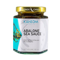 Kansom Australia Abalone Sea Sauce made with Australian Wild Abalone. 180ml glass jar.