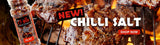 Promo Banner for the all new CHILLI SALT from The Spice Factory