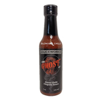 Sauceworks CHI-GHOST-LE Ghost Chilli Chipotle Sauce. 148ml. Buy in Australia at Blonde Chilli.