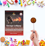 Savage Lollipop Challenge | Made with 16 million Scoville Capsaicin Crystals