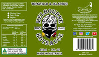Melbourne Hot Sauce | Tomatillo & Jalapeno