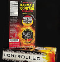 Blair's ALL NEW Controlled Death Sauce. Box View. Amazing Gift Box packaging!